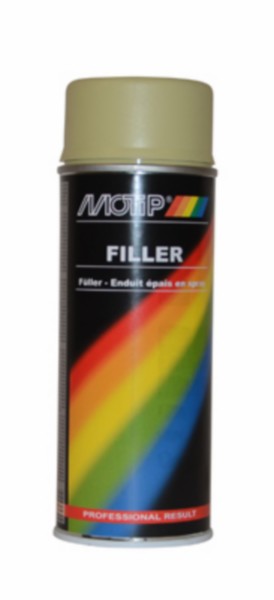 Spuitbus Lak, filler – Motip – 400ml – Geel (04064)