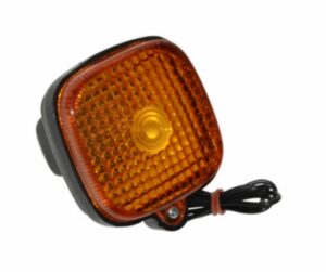 Knipperlicht, laag glas – Met schroef