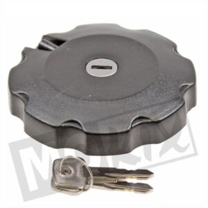Tankdop zwart met slot MTX