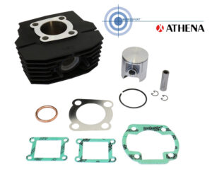 Cilinderset tuning compleet 125cc - Athena - 57 mm - Incl. kop 57mm, uitlaat Proma, carburateur Mikuni 24mm (Alu-Nik)