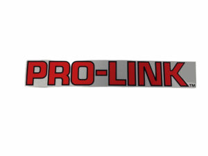 Sticker achterbrug -  "Pro-Link" Rood - origineel Honda (per stuk)