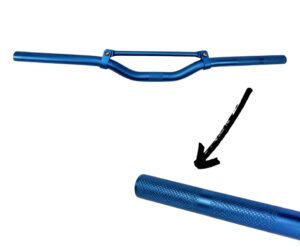 Stuur + spijl Cross (22mm) - Blauw