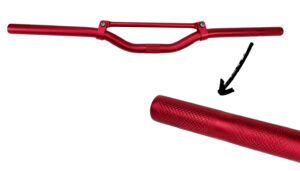 Stuur + spijl Cross (22mm) - Rood