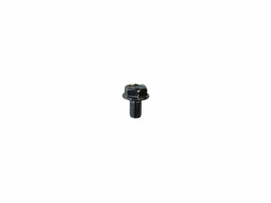 Bout flens - M6x10 - Zwart