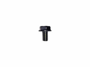 Bout flens - M6x10 - Zwart