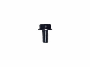 Bout flens - M6x12 - Zwart