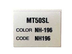 Sticker kleurlabel - Kleur: NH196 Ross White - model '90-'92