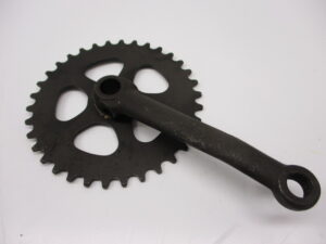 Crank + tandwiel links (NL model met trappers)
