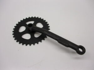 Crank + tandwiel links (NL model met trappers)