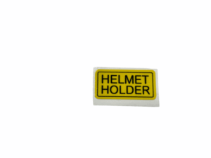 Sticker helmhouder