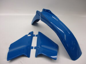 Kappenset, 3-delig (zonder koplampspoiler) - Kleur: Petrol Blue (PB109)