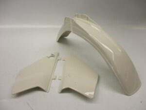 Kappenset, 3-delig (zonder koplampspoiler) - Kleur: Ceramic White (NH24)