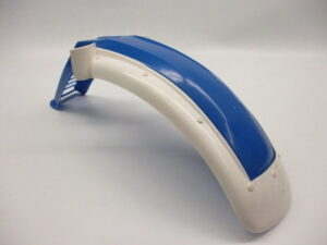 Voorspatbord - Blauw (witte rand)