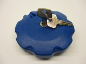 Tankdop blauw met slot MTX50/80