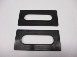 Rubbers onder klem koplampspoiler op voorvork MB50/80