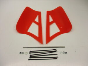 Koelkappenset Honda MT50 / MT80- Rood (incl. bevestigingsmateriaal)