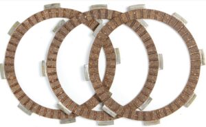 Koppeling, frictieplaat (set van 3) - TRW - 50cc modellen (A-kwaliteit)