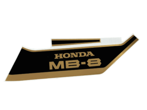 Stickerset tank - "MB-8" Zwart/goud - model '79-'83, NH1 Black (John Player Special)