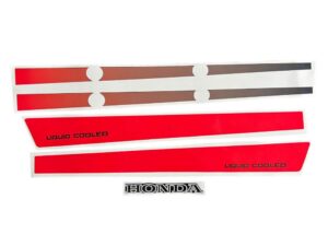 Stickerset kappen - Rood rainbow