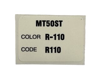 Sticker kleurlabel - Kleur: R110 Monza Red