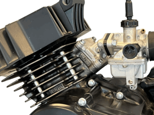 Cilinderset MB50 / MT50 / MTX50ot 49cc - Cilinder HM166G incl. zuiger + carburateur HM166