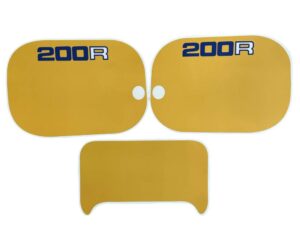 Stickerset kappen - Geel