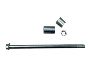 Achterwielas - 12x225mm (incl. moer/splitpen/afstandsbussen)