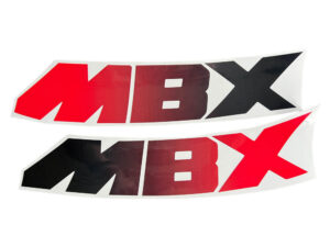 Stickerset tank - "MBX" Rood rainbow