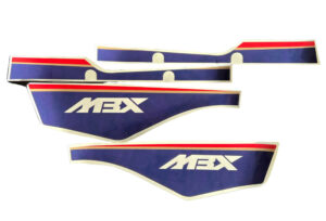 Stickerset kappen - Rothmans blauw - model '87-'88
