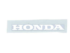 Sticker "HONDA", achterkant - Wit/blauw
