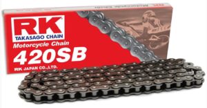 Ketting, 420 - RK - 124 links - Standaard versterkt