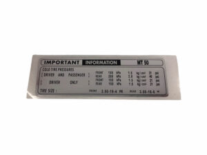 Sticker kettingscherm Honda MT