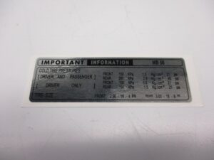 Sticker kettingscherm Honda MB