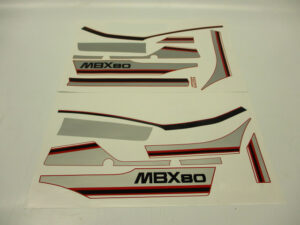 Stickerset compleet - Rood - model '83-'84