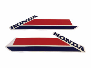 Stickerset tank - Blauw/wit/rood - model '79-'83, NH24 Ceramic White