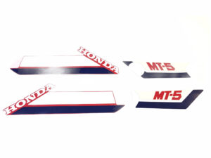 Stickerset kappen - Blauw/wit - model '79-'83, R23 Tahitian Red