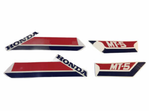 Stickerset kappen - Blauw/rood - model '79-'83, NH24 Ceramic White