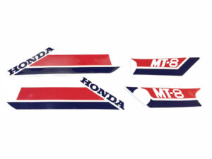 Stickerset kappen - Rood/blauw/wit - model '81-'83, NH24 Ceramic White