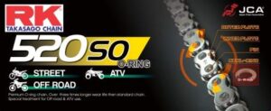 Ketting, 520 - RK - 110 links - O-Ring, versterkt