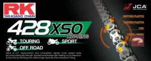 Ketting, 428 - RK - 126 links - XW-Ring, super versterkt