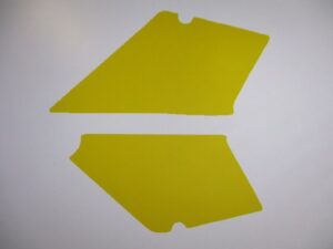 Stickerset zijkap - Geel - model '84-'85