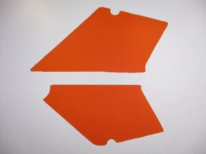 Stickerset zijkap - Rood - model '90-'92