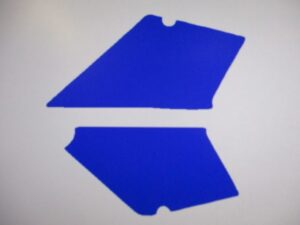 Stickerset zijkap - Blauw