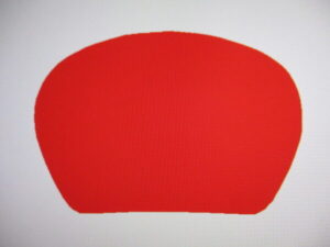 Sticker koplampspoiler - Rood - model Paris-Dakar