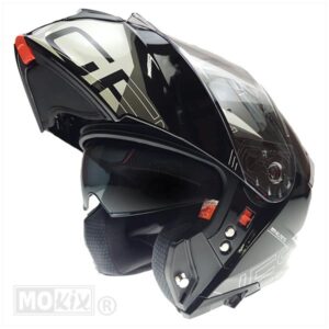 HELM GENESIS SV SYSTEEM ATEMPO ZWART/GRIJS