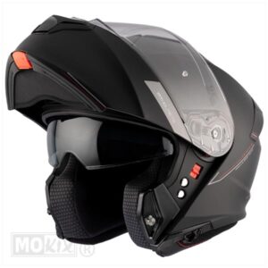 HELM GENESIS SV SYSTEEM SOLID MAT ZWART