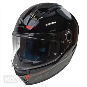 HELM STINGER 2 SOLID GLOSS ZWART