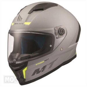 HELM STINGER 2 SOLID MAT GRIJS