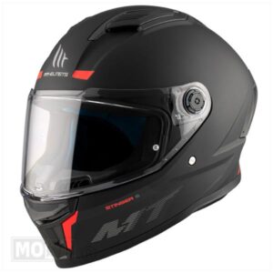 HELM STINGER 2 SOLID MAT ZWART