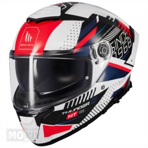 Helm Thunder4 SV_LUMINENCE Blue/White/Red Gloss